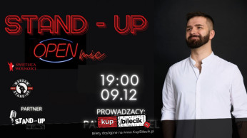 Stand-up Open mic - Warsaw Stand-up x Kamil Kozieł